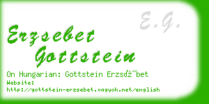 erzsebet gottstein business card